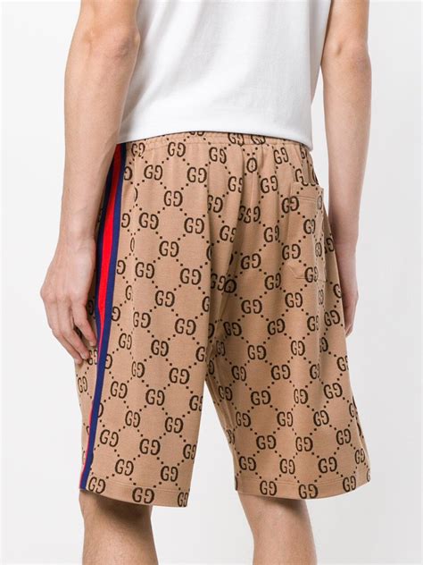 gucci short sets for men|eric emanuel gucci brown shorts.